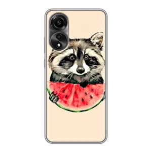 Силіконовий Чохол з Энотами на OPPO A78 (4G) (Єнот)