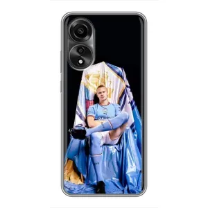 Чехлы с принтом для OPPO A78 (4G) Футболист (футболист Холанн)
