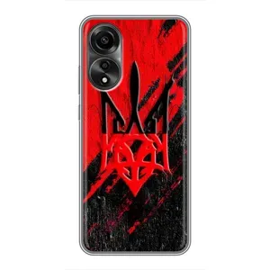 Чехол Укр Символика для OPPO A78 (4G) (Герб Украины)