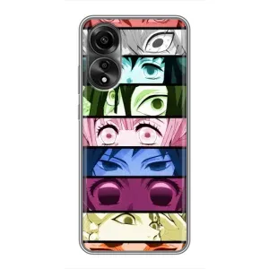 Силіконові чохлі з очіма Anime для Оппо А78 (4G) (Очі Хашира)