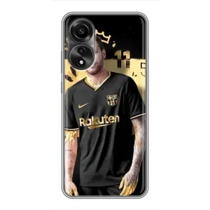 Силиконовый Чехол OPPO A78 (4G) (Gold Neymar)