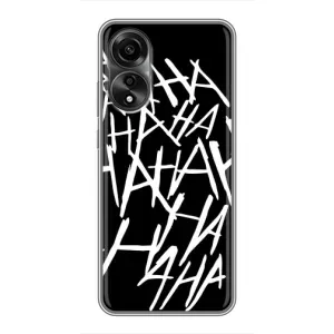 Чехлы с картинкой Джокера на OPPO A78 (4G) (Хахаха)