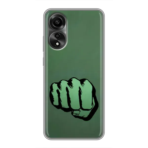 Чехол с рисунком «Халк» для OPPO A78 (4G)