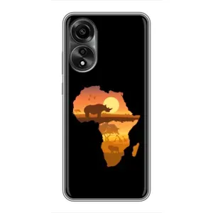 Летний Чехол на OPPO A78 (4G) (Карта)