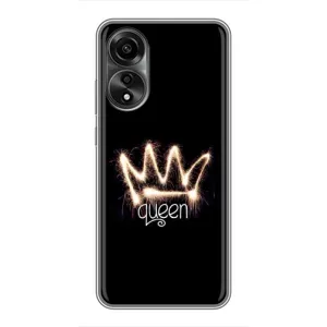 Чехол (Корона на чёрном фоне) для Оппо А78 (4G) (Корона)
