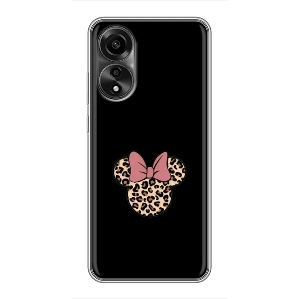 Чехол с рисунком «Леопардовая Минни» для OPPO A78 (4G)