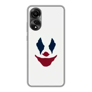 Чехлы с картинкой Джокера на OPPO A78 (4G) (Лицо Джокера)