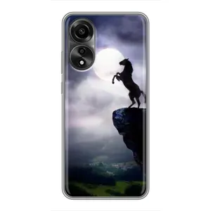 Чохли з зображенням різних тварин на OPPO A78 (4G) (Кінь)
