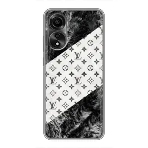 Чехол Стиль Louis Vuitton на OPPO A78 (4G) (LV на белом)