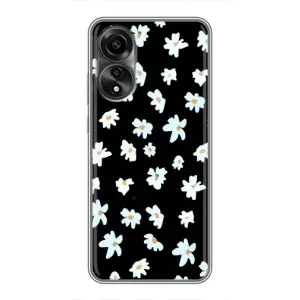 Чехол с ромашками на OPPO A78 (4G) (Маленькие ромашки)