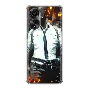 Чохол з картинкою "Герой Pubg" на OPPO A78 (4G) (Man Пубг)