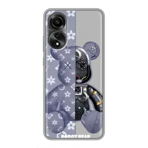 Силиконовый чехол для OPPO A78 (4G) (Медведь Louis Vuitton)