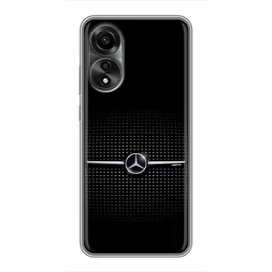 Силиконовый бампер с картинкой машины на OPPO A78 (4G) (Mercedes)