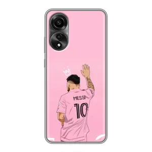 Чехлы Лео Месси в Майами на OPPO A78 (4G) (Месси Маями)