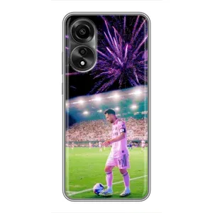 Чехлы Лео Месси в Майами на OPPO A78 (4G) (Месси в Майами)