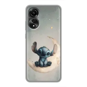 Чехол с рисунком Стич для OPPO A78 (4G) (Милый Стич)