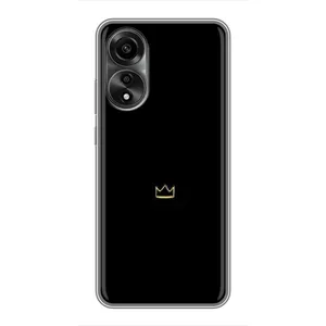 Чехол (Корона на чёрном фоне) для Оппо А78 (4G) (Мини корона)