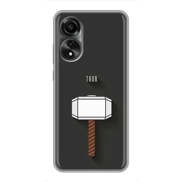 Чехол с рисунком «Молот Тора» для OPPO A78 (4G)