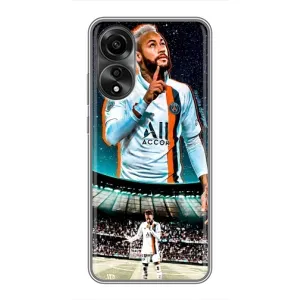 Силиконовый Чехол OPPO A78 (4G) (Неймар ПСЖ)