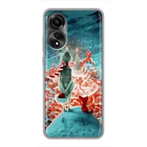 Чохол ГРІНЧ для Оппо А78 (4G) (Новорічний Грінч)