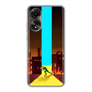 Чехол с Украинской символикой на Оппо А78 (4G) (Освобождение)