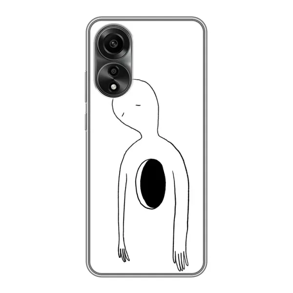 Чехол с рисунком «Пустота» для OPPO A78 (4G)