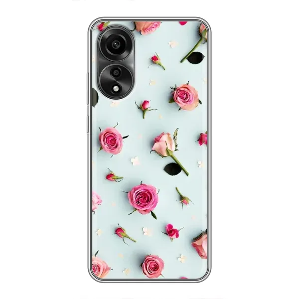 Чехол с рисунком «Разные цветы» для OPPO A78 (4G) Чехол с рисунком «Разные цветы» для OPPO A78 (4G)