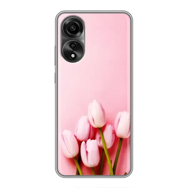 Чехол с рисунком «Розовые тюльпаны» для OPPO A78 (4G) Чехол с рисунком «Розовые тюльпаны» для OPPO A78 (4G)