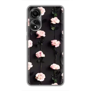 Чехол с рисунком «Розы» для OPPO A78 (4G)