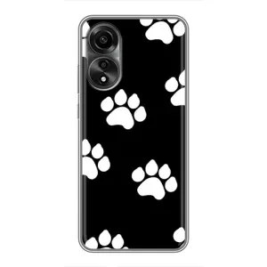 Бампер для OPPO A78 (4G) з картинкою "Песики" (Сліди собак)