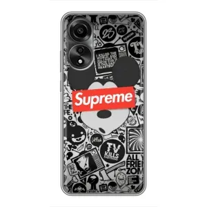 Чехол с рисунком «Supreme Маус» для OPPO A78 (4G)