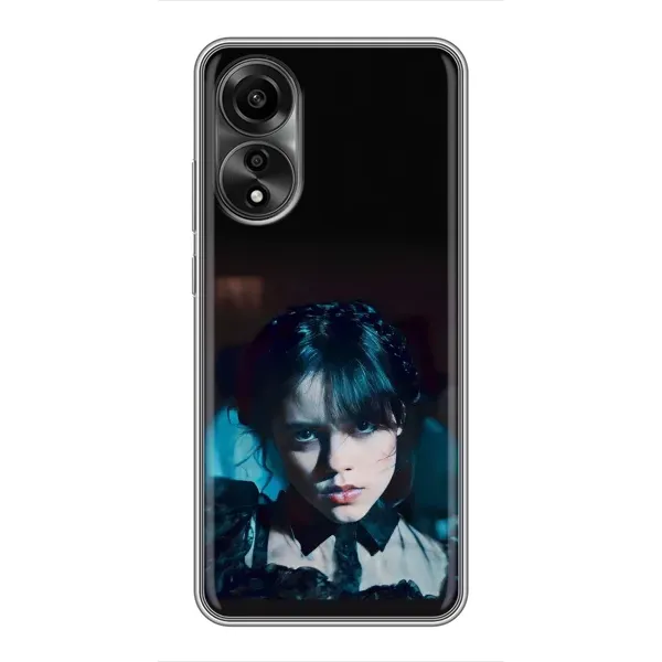 Чехол с рисунком «Танец Уэнсдей» для OPPO A78 (4G)