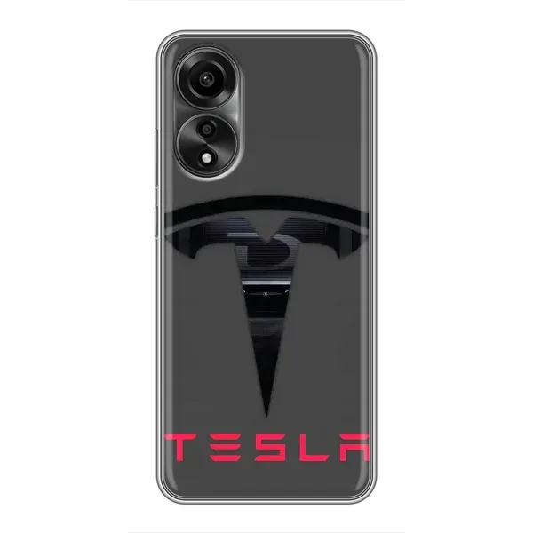 Чехол с рисунком «Logo TESLA» для OPPO A78 (4G) Чехол с рисунком «Logo TESLA» для OPPO A78 (4G)