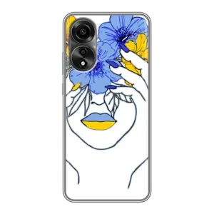 Чехол с рисунком «Украинка на всю голову» для OPPO A78 (4G)