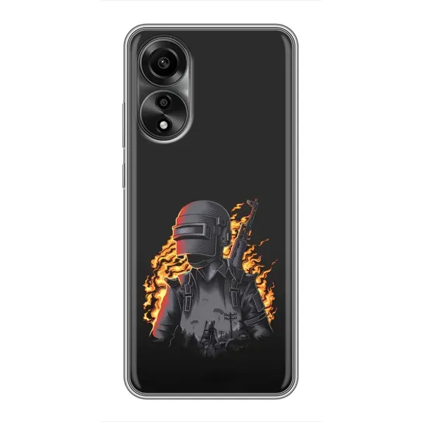 Чехол с рисунком «В огне» для OPPO A78 (4G) Чехол с рисунком «В огне» для OPPO A78 (4G)