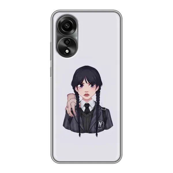 Чехол с рисунком «Вещь Венсдей» для OPPO A78 (4G)