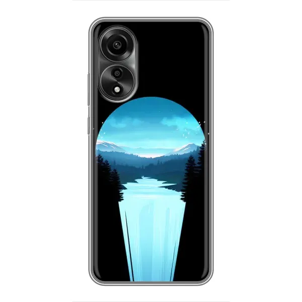 Чехол с рисунком «Синий Водопад» для OPPO A78 (4G) Чехол с рисунком «Синий Водопад» для OPPO A78 (4G)