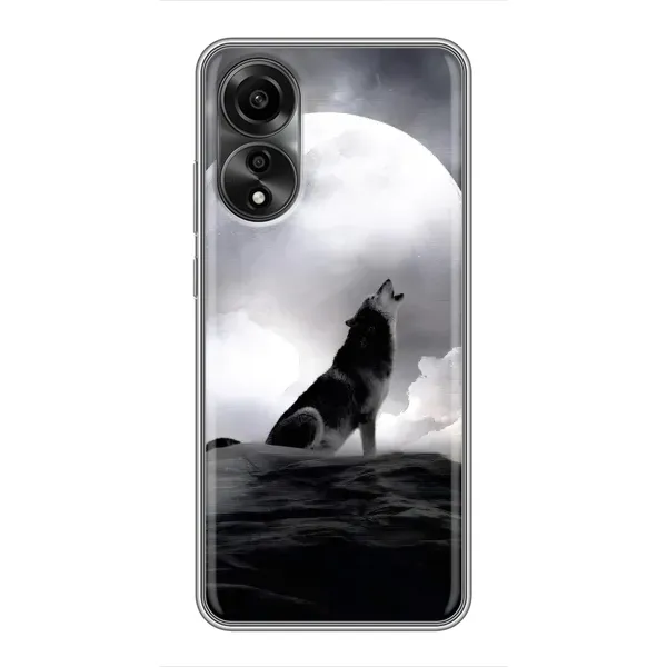 Чехол с рисунком «Волк и луна» для OPPO A78 (4G) Чехол с рисунком «Волк и луна» для OPPO A78 (4G)