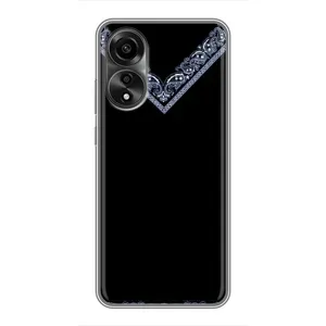Силиконовый Чехол на OPPO A78 (4G) (Воротник вышиванки)