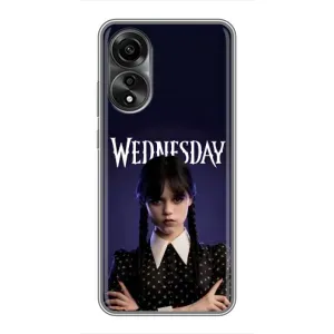 Чехлы с принтом Уэнсдей на OPPO A78 (4G) (Wednesdey)