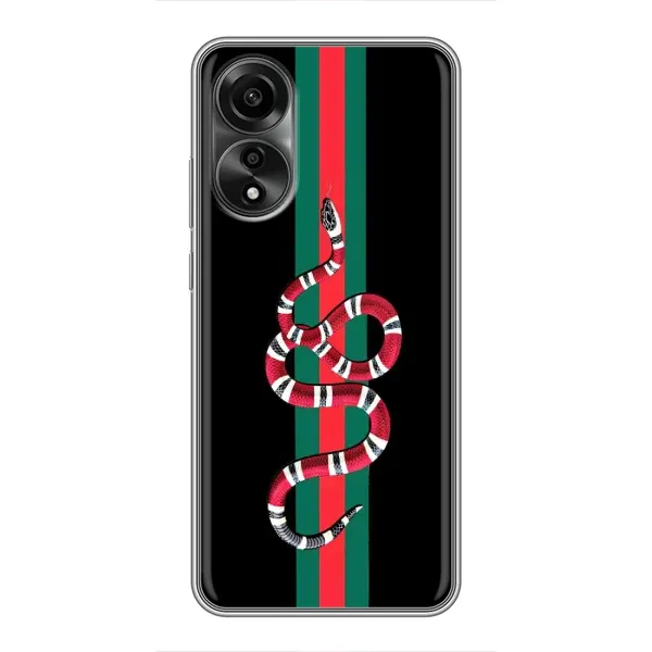 Чехол с рисунком «Змей Гуччи» для OPPO A78 (4G) Чехол с рисунком «Змей Гуччи» для OPPO A78 (4G)