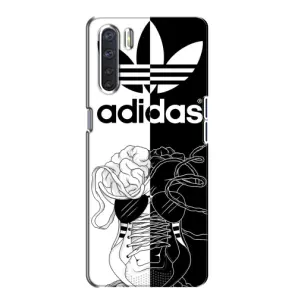 Чехол в стиле "Адидас" для Оппо А91 (Adidas шнурки)