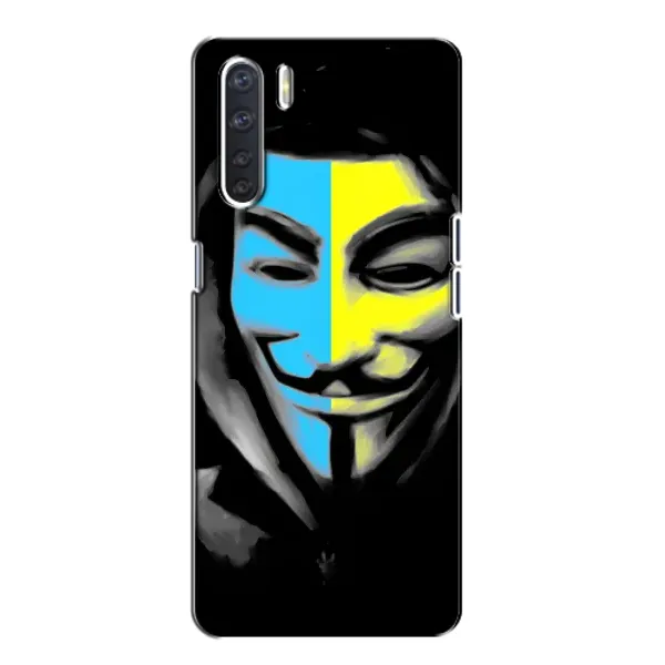Чехол с рисунком «Анонимус патриот» для OPPO A91 Чехол с рисунком «Анонимус патриот» для OPPO A91