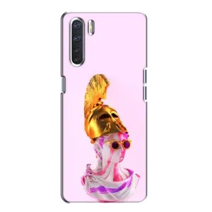 Чехол с Прикольным принтом на Oppo A91 (АРТ Статуя)