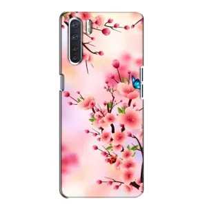 Чохол з картинкою Сакури на Oppo A91 (Метелики на сакурі)