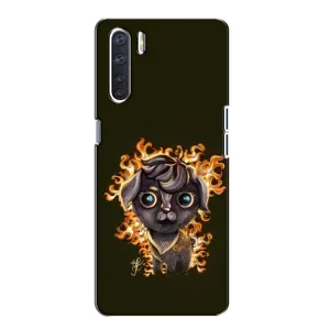 Чехлы на военную тематику для Oppo A91 (Бавовна мем)