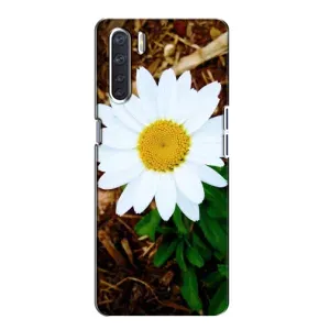 Чохол з ромашками на Oppo A91 (Біла ромашка)
