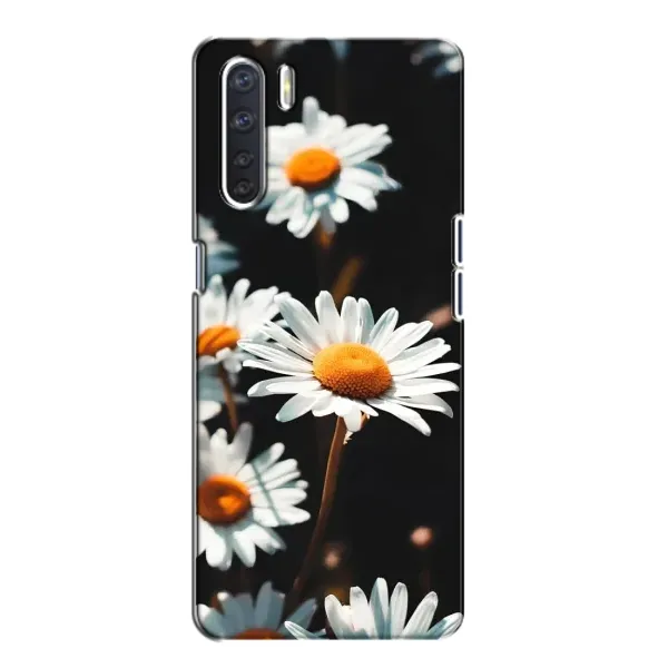 Чехол с рисунком «Белые ромашки» для OPPO A91 Чехол с рисунком «Белые ромашки» для OPPO A91