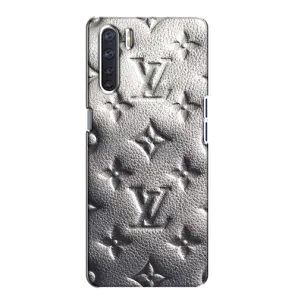 Текстурный Чехол Louis Vuitton для Оппо А91 (Бежевый ЛВ)