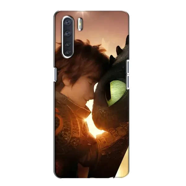 Чехол с рисунком «Беззубик и Иккинг» для OPPO A91 Чехол с рисунком «Беззубик и Иккинг» для OPPO A91